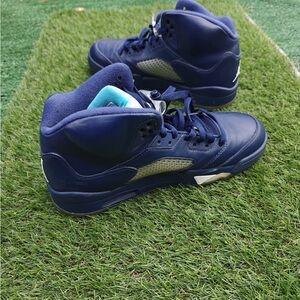 Jordan Teal and Navy Sneakers